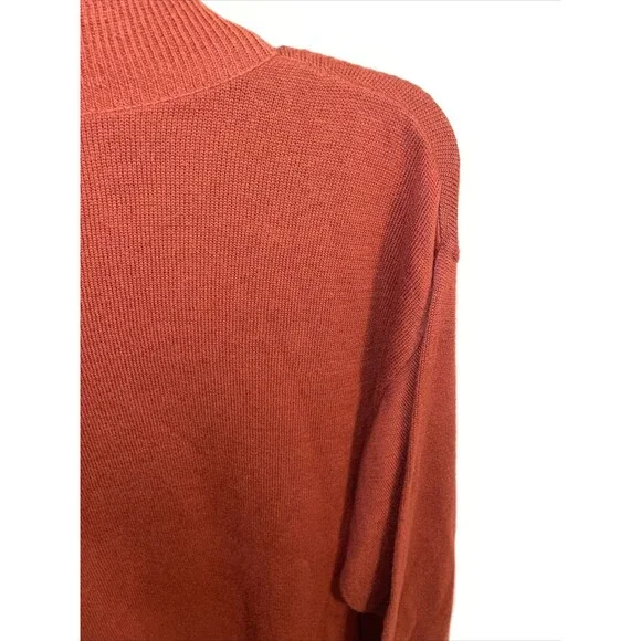 Pendleton Pullover Sweater Men’s Size 2X Rust Red Long Sleeve Crewneck Cotton